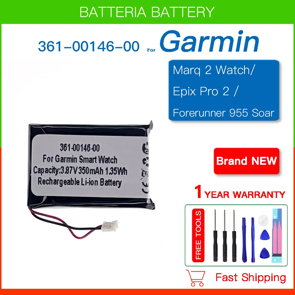 Battery 361-00086-00 for GARMIN Forerunner 220 225 230 235 361-00140-01 for Garmin Forerunner 55 Forerunner 45 Watch Batteries image 6