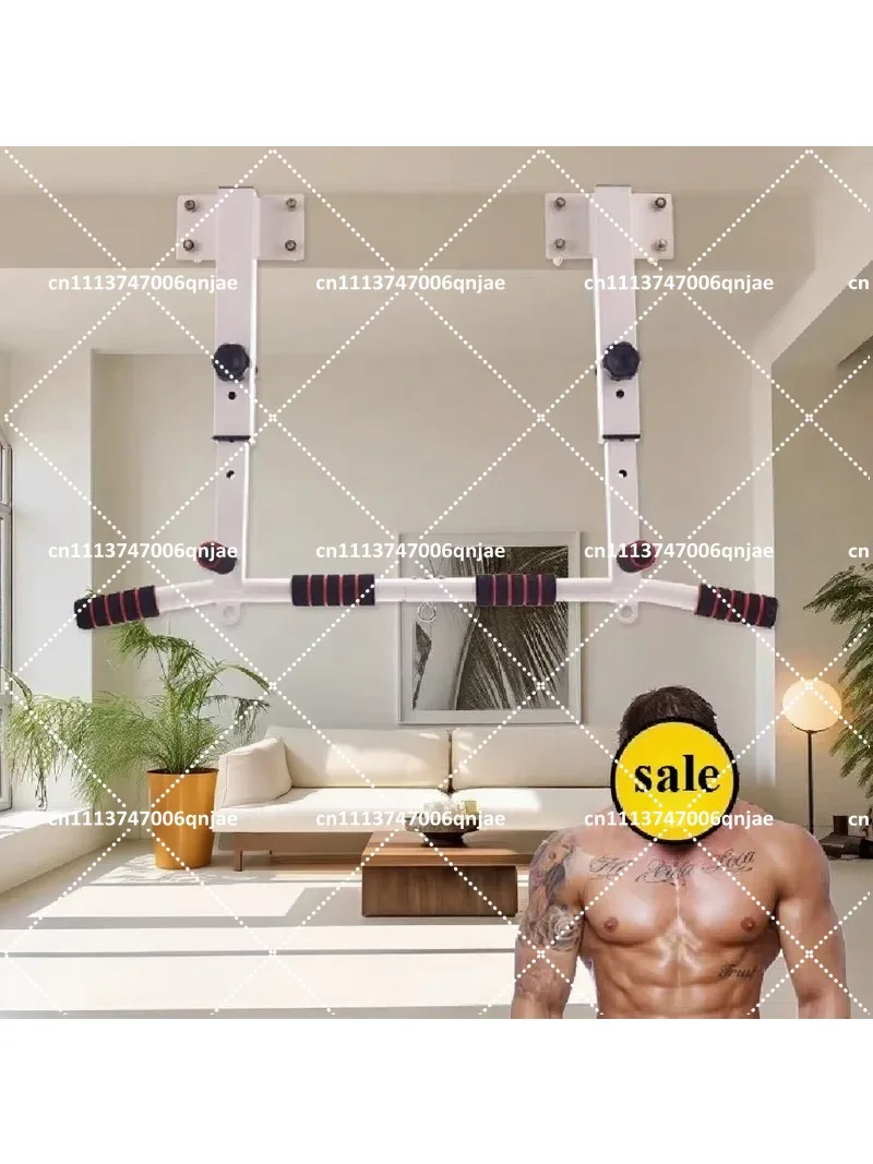 Wall Mounted Pull Up Bar Heavy Duty Chin Up Bar Home Gym Fitness Training Equipment Core Strength