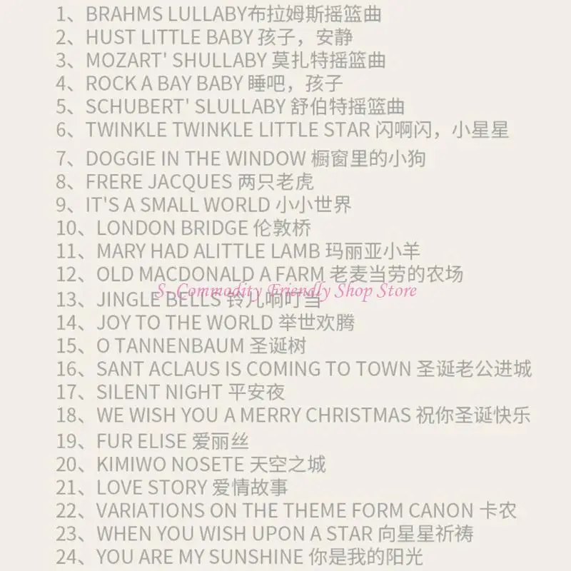 85AE Roterende Babybedje Mobiele Bed Bells Zintuiglijke Verlichting Mobiele Muziekdoos Cartoon Hangable Bells Baby Educatief