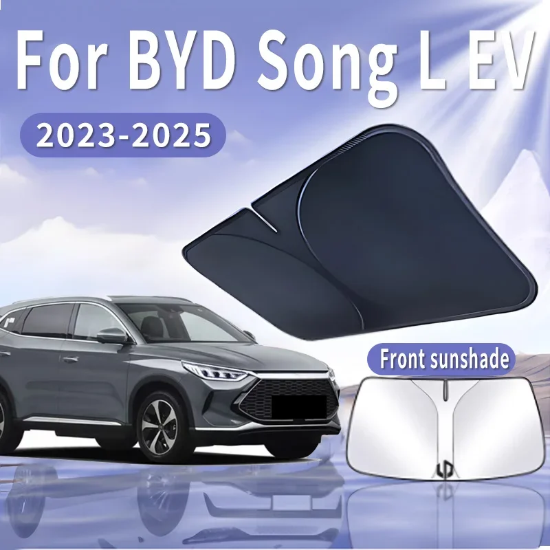 

1PC Car Sun Visor For BYD Song L EV 2023 2024 2025 SUV Front Windshield Sunshade Heat Insulation Summer Cooling Auto Accessories