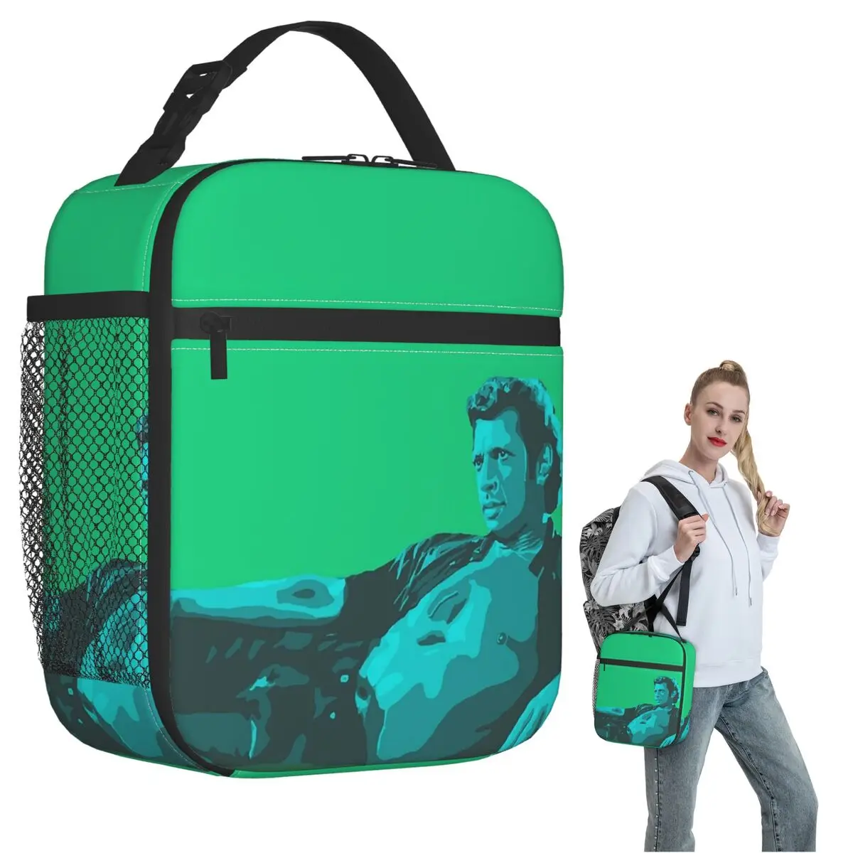 

Термосумка для обедов Jeff Goldblum для женщин и детей, портативная термосумка для еды, термосумка-тоут