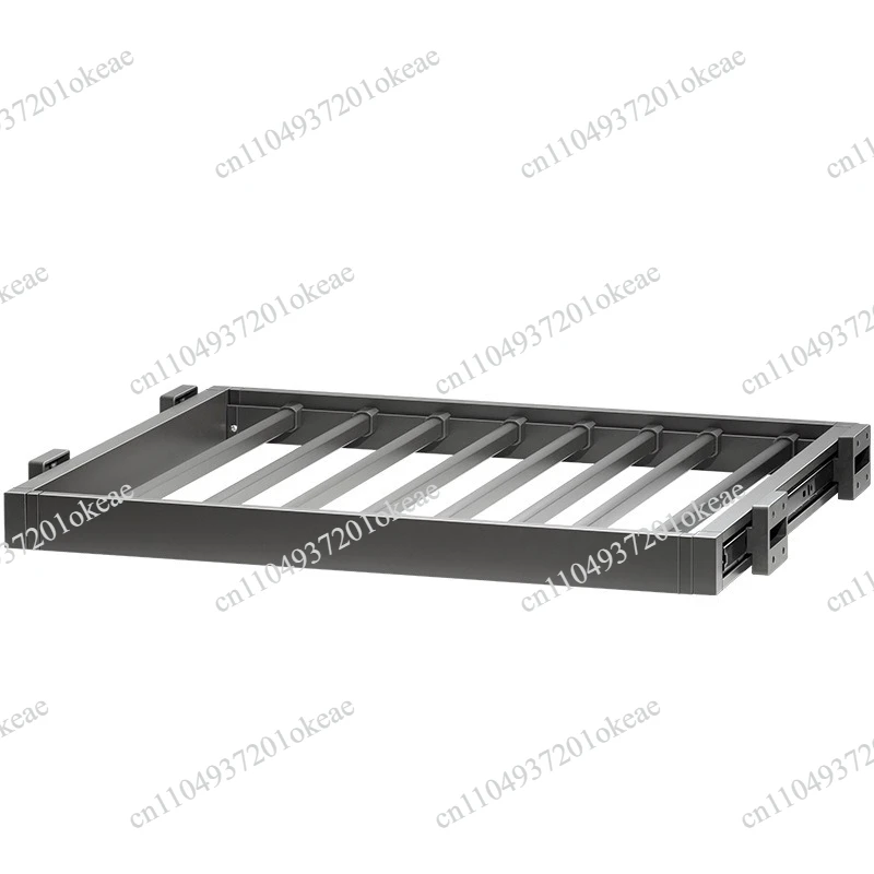 Washing machine pull hanger invisible slide pants rack storage rack above balcony drying rack