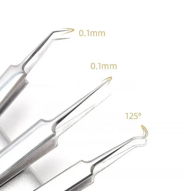 7 個のステンレス鋼にきびクリップにきび除去ピンセットにきび抽出器にきび針フェイシャルビューティーサロンスキンケアツール