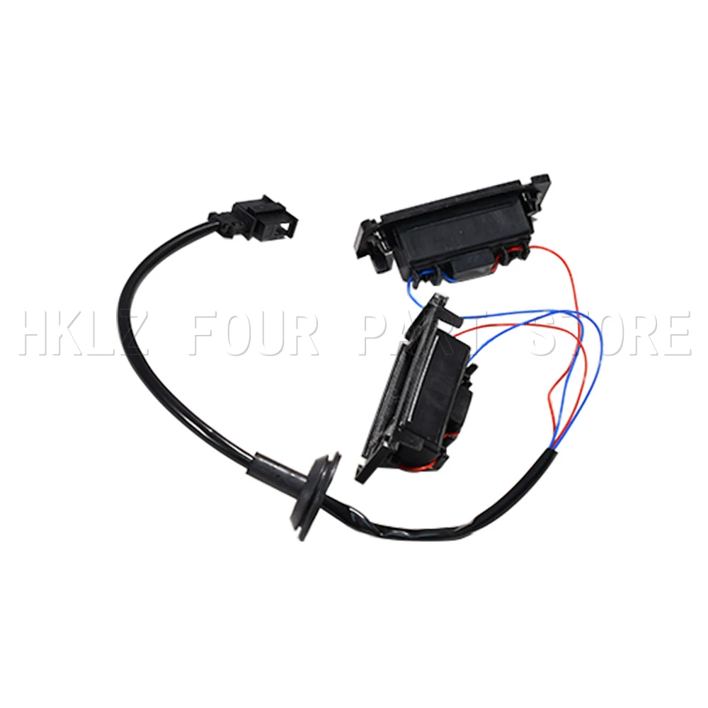 Easy Installation car accessories New For VW Transporter T5 T6 Caddy MK2 MK3 Rear License Plate Lamp Cabel Housing Switch ABS