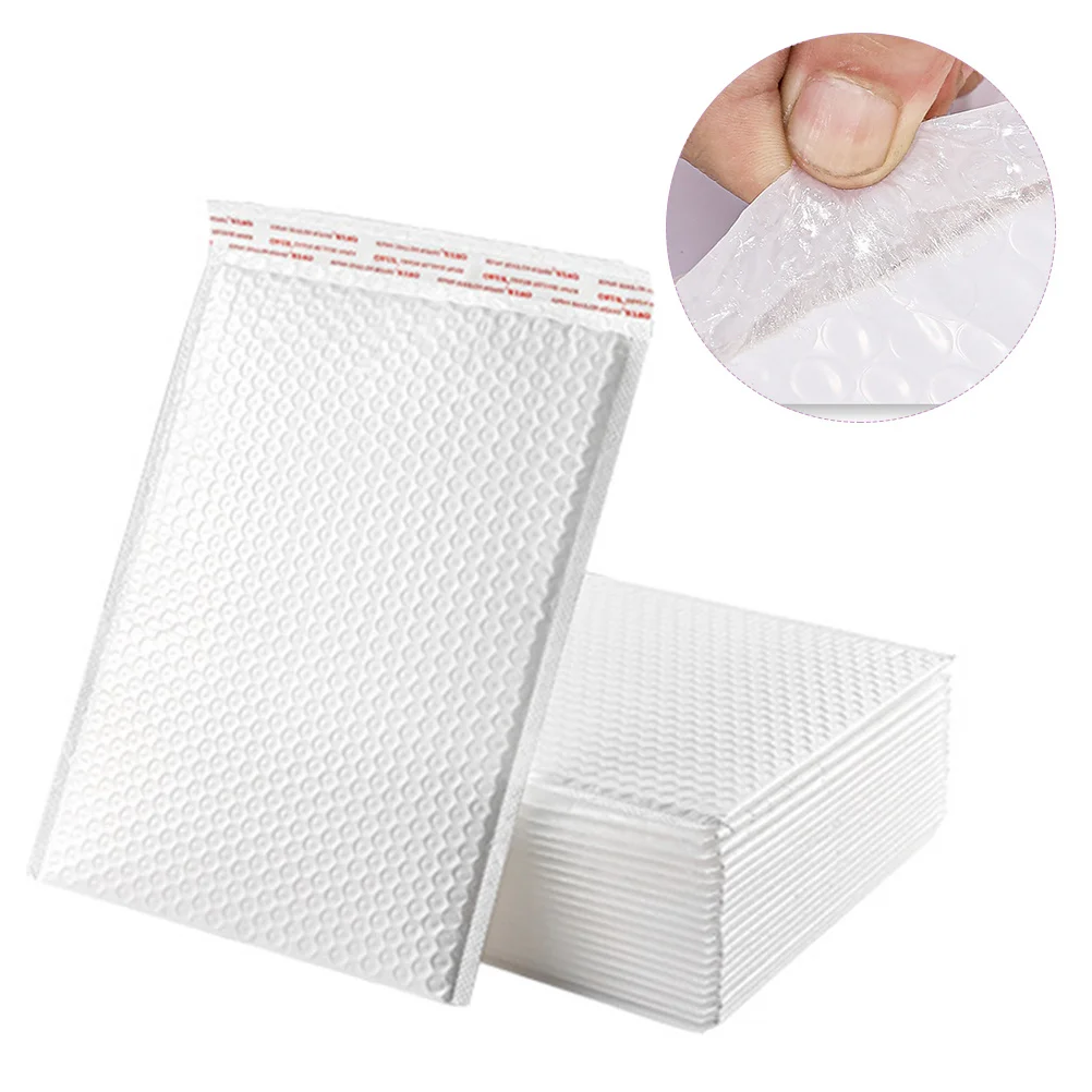 50Pcs Pearlized Bubble Mailers Heavy Duty Waterproof Padded Envelopes for Jewelry Boxes Lip Gloss Tubes Soap Keychains
