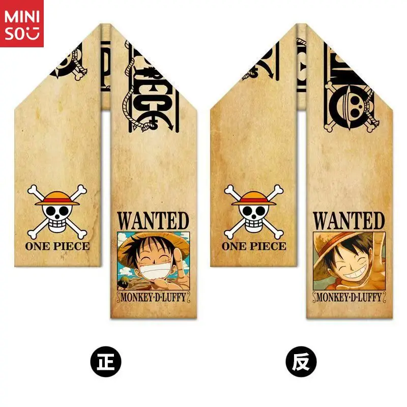 

156 см * 25 см цельный аниме шарф Луффи-двусторонний дизайн плаката стильный косплей галстук для фанатов манги