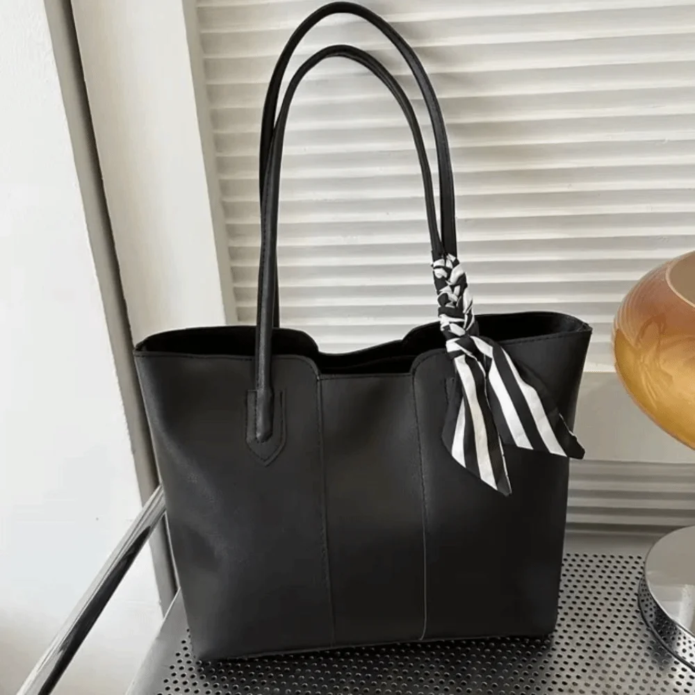 

Вместительная сумка через плечо из искусственной кожи, в стиле французского ретро, для повседневного использования, новая модель, сумка-тоут для путешествий.