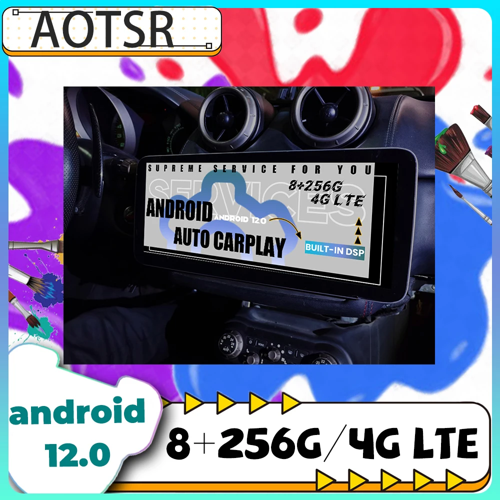 

12.3 Inch Android Car Radio For Ferrari California 2009-2018 Navigation GPS Original Car Functions Auto Accessoires WIFI Carplay