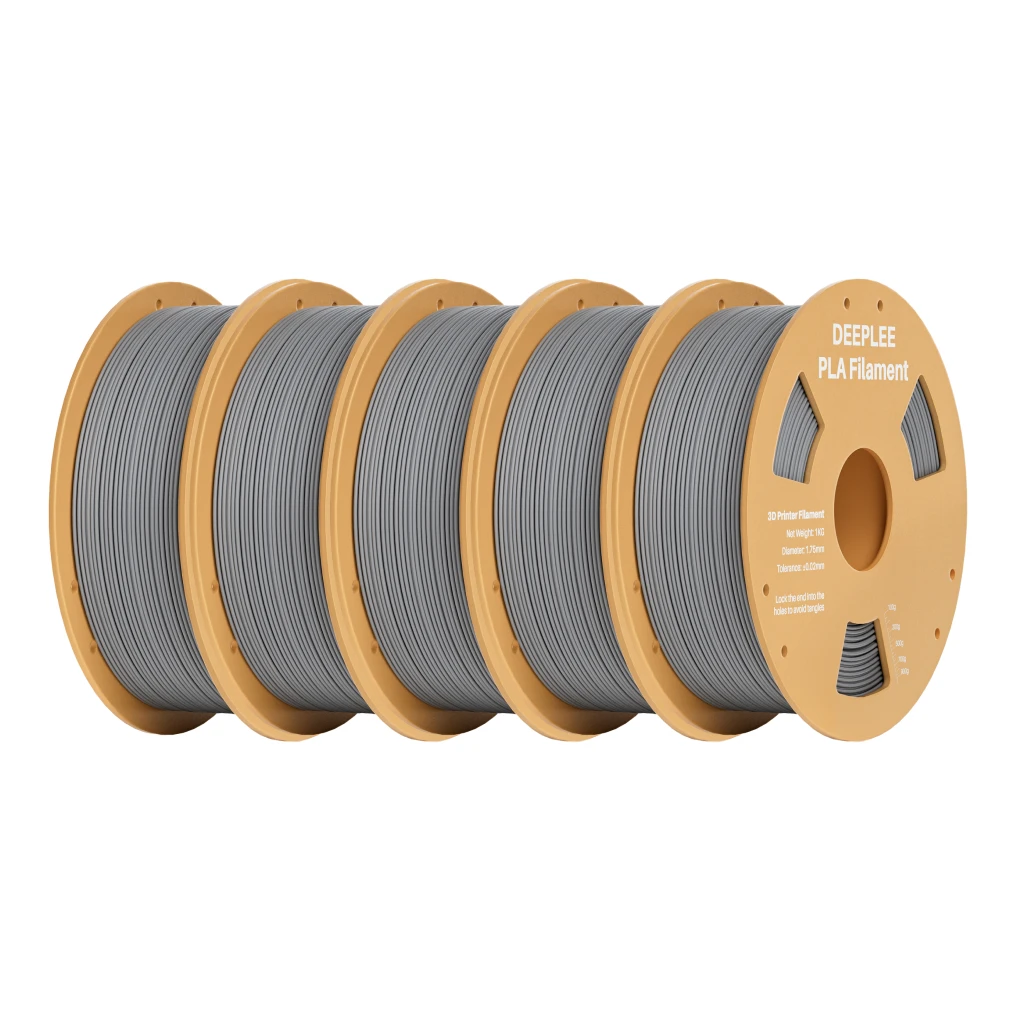 DEEPLEE 5/10KG PLA Filament 1,75mm Lebendige Farben FDM 3D-Drucker Verbrauchsmaterialien Geringe Fadenbildung, Hohe Präzision Deeplee Filament
