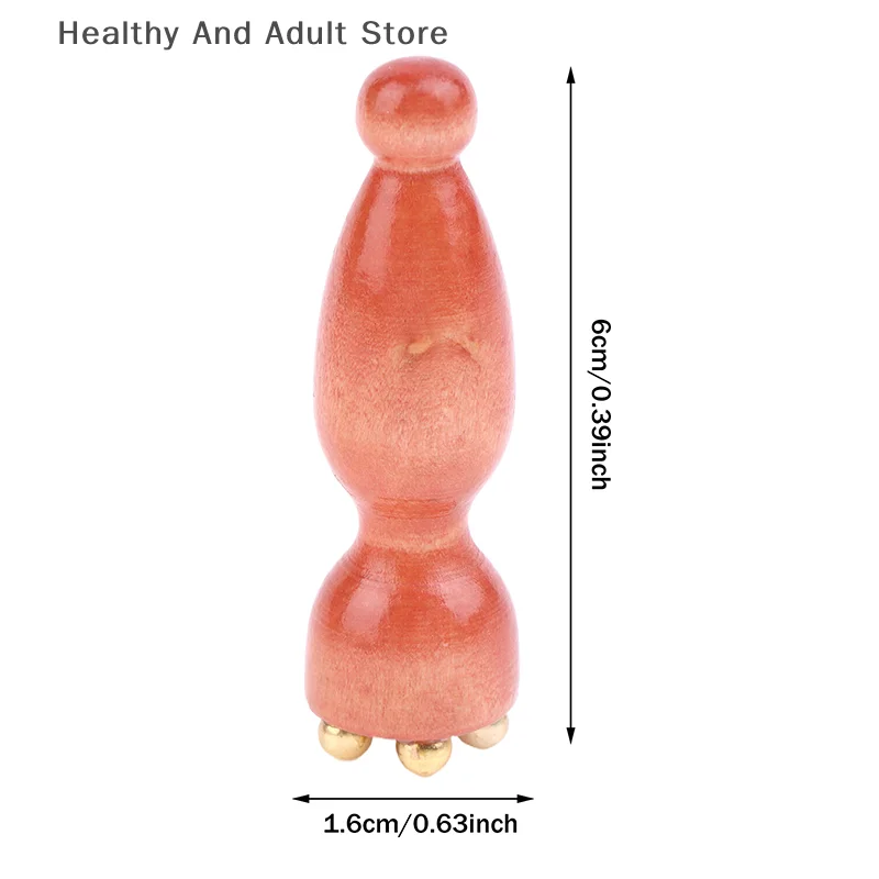 2 قطعة يده لوتس البذور الجمال المهنية سبيكة خشب الورد الوجه غواشا أداة العين الاسترخاء بقعة خطوط الطول تدليك نقطة الوخز
