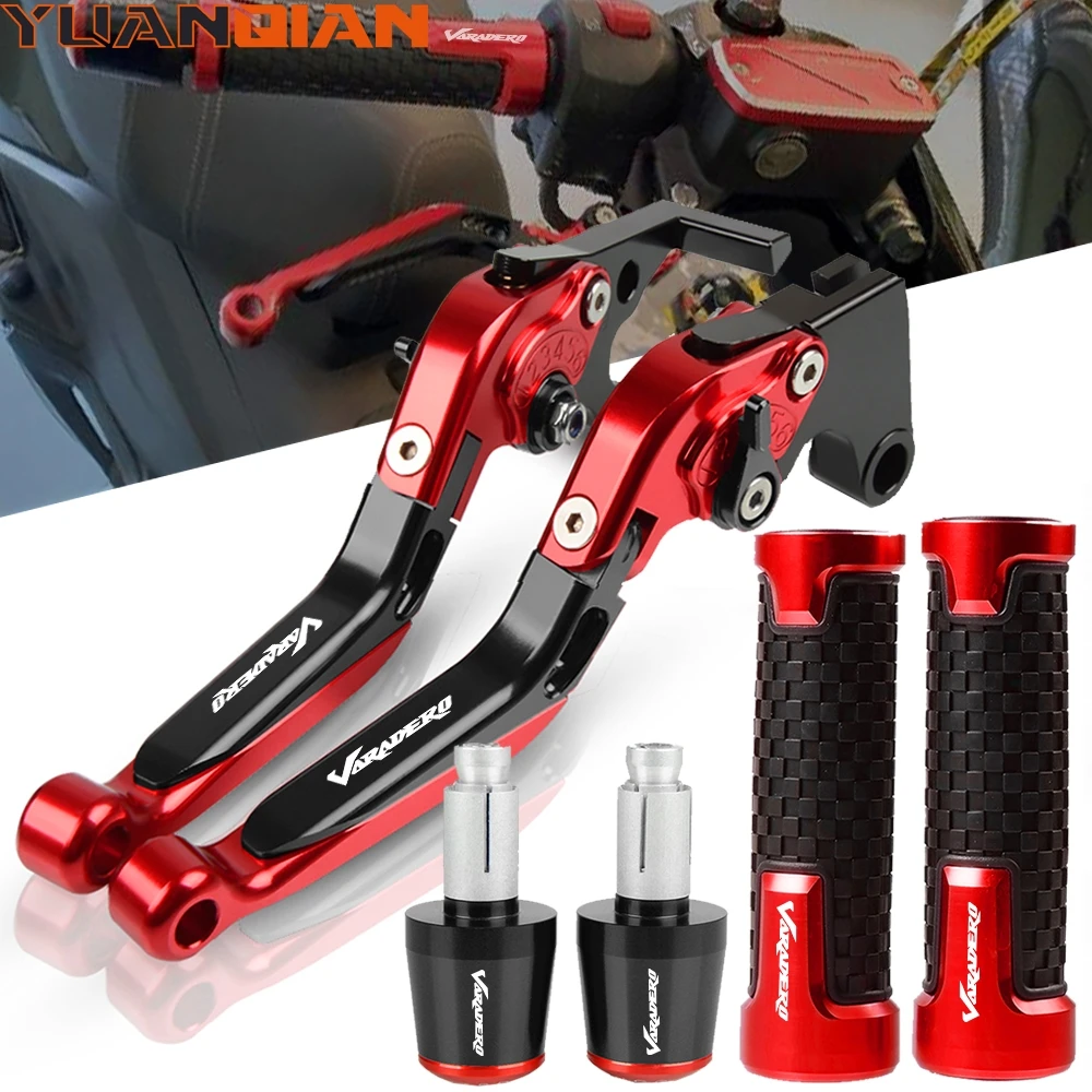 

7/8'' 22mm Motorcycle Handle bar grips Brake Clutch Levers For HONDA XL1000 V VARADERO 1999-2013 2012 2011 2010 2009 2008 2007