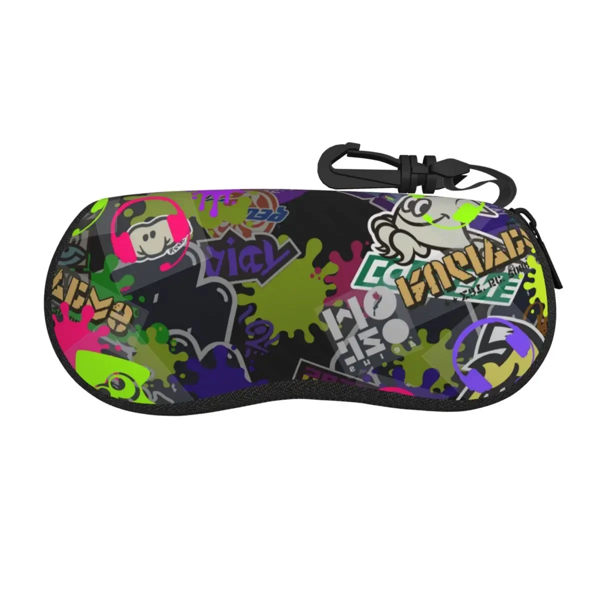 Splatoon Collage Glasses Case Fashion Game Octopus Reading Box Charming Eye Contacts Case