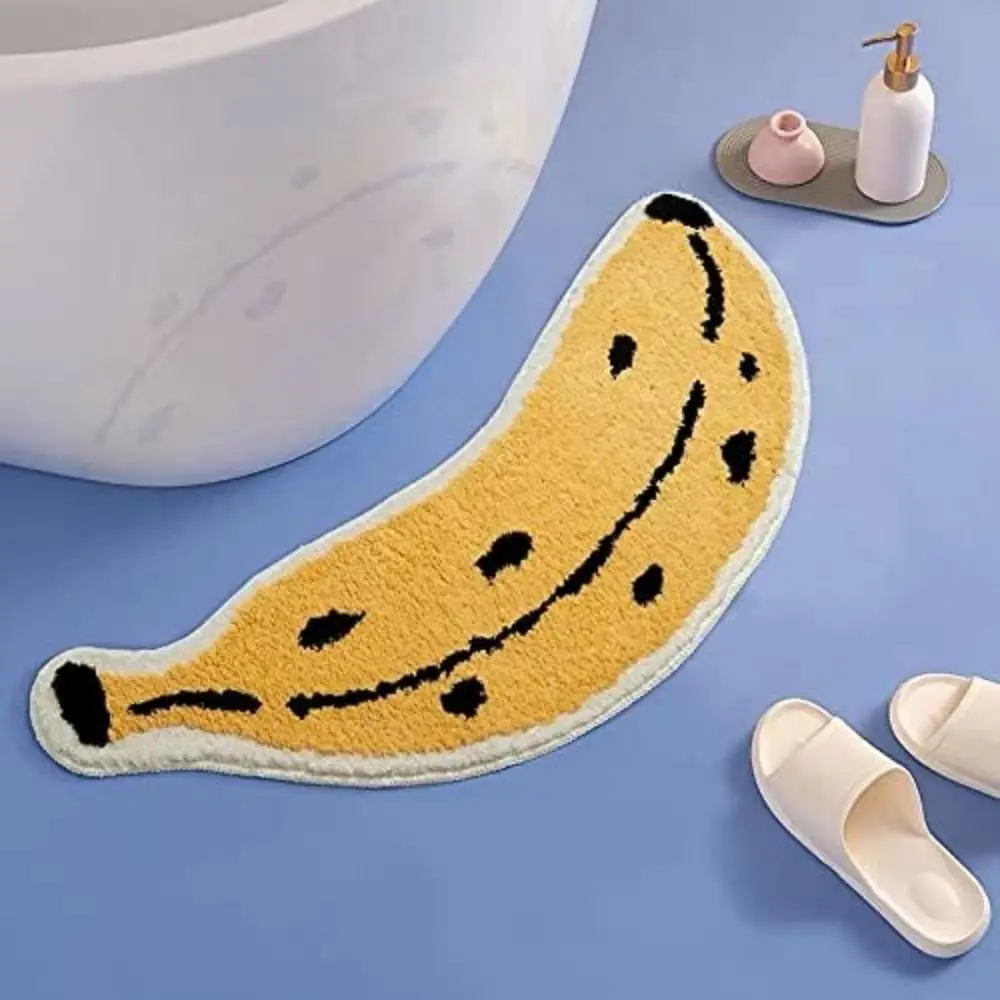 Vikama Badezimmer Semi-Arc Boden matte Ventilator Duschraum Außentür saugfähige Boden matte Toilette Toilette rutsch fester schnell trocknender Teppich