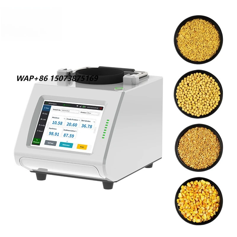 AELAB Automatic Electronic Portable NIR Grain Analyzer InGaAs Spectrometer for Protein Moisture Fat Testing Wheat Corn Feed