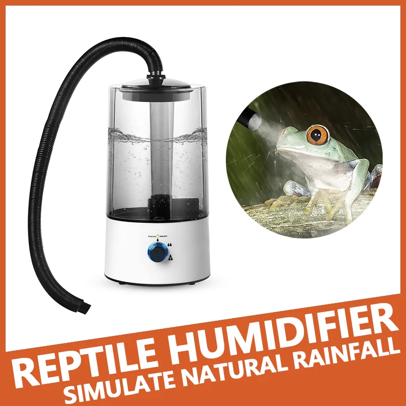 Reptile Humidifier Three-speed Adjustable Large-Capacity Water Humidifier Tropical Pet Lizard Spray Humidifier