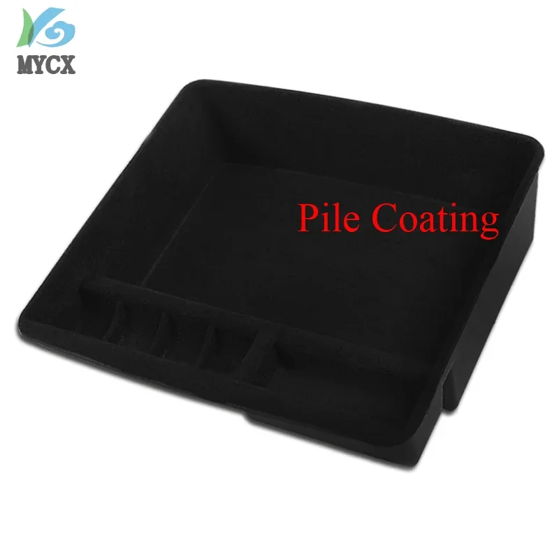 Car Central Armrest Console Organizer Storage Box pile coating For Toyota Land Cruiser Prado 120 150 GRJ120 RZJ120 LC120 LC150