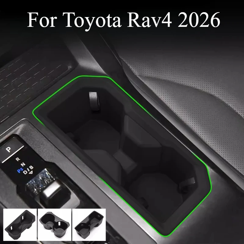 

For Toyota Rav4 2026 Central Control Water Cup Holder Coaster Modified Accessories Supplies Set Automobiles Accessories