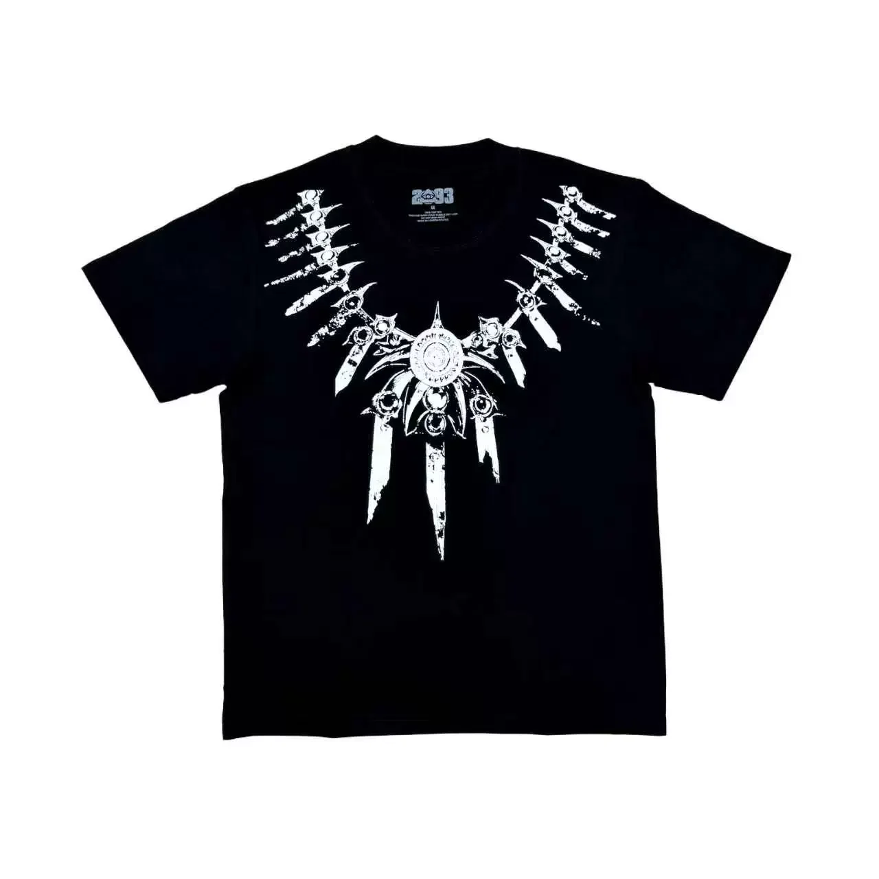 New Men YEAT 2093 Tour Merch Necklace print T Shirts T-Shirt Hip Hop Skateboard Street Cotton T-Shirts Tee Top US size F48