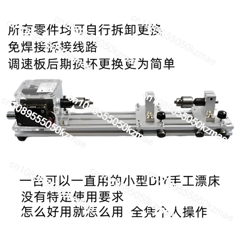 Mini Float Polisher V2, Hollow Shaft Silent Speed Control for Grinding & Painting