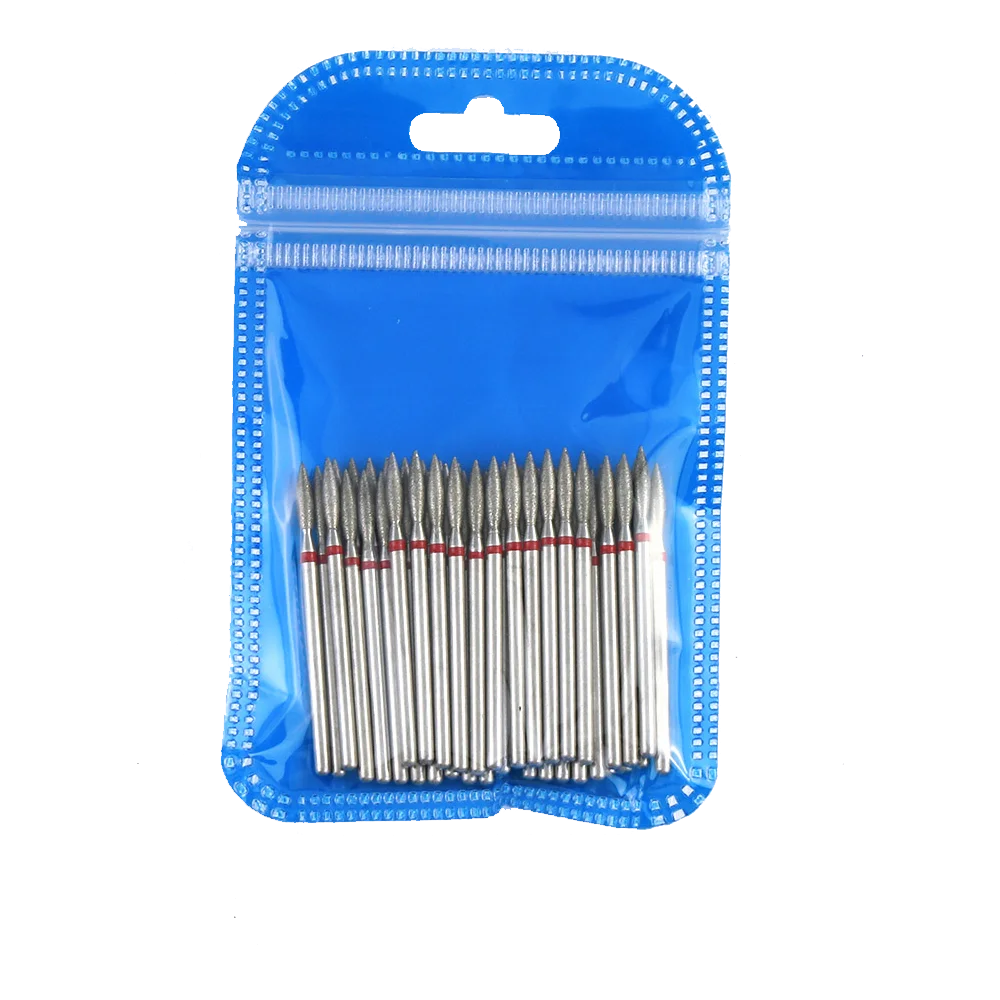 50 sztuk/opakowanie Frez diamentowy do paznokci Zestaw do czyszczenia skórek Elektryczny frez do manicure Akcesoria do usuwania martwego naskórka