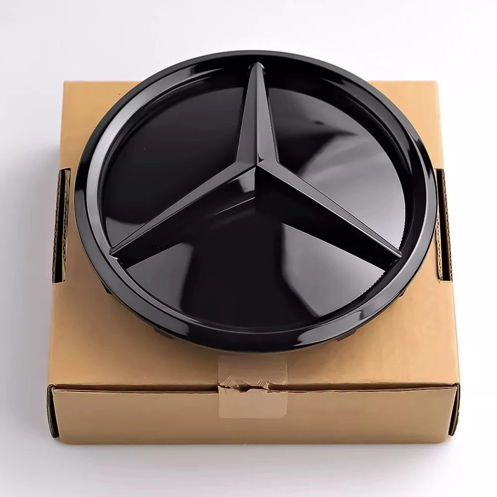 

3D Car Grill Emblem Star Badge Front Grill Logo For Mercedes Benz W204 W205 W213 X253 A B C E S CLA GLB GLC GLE GLS Accessories