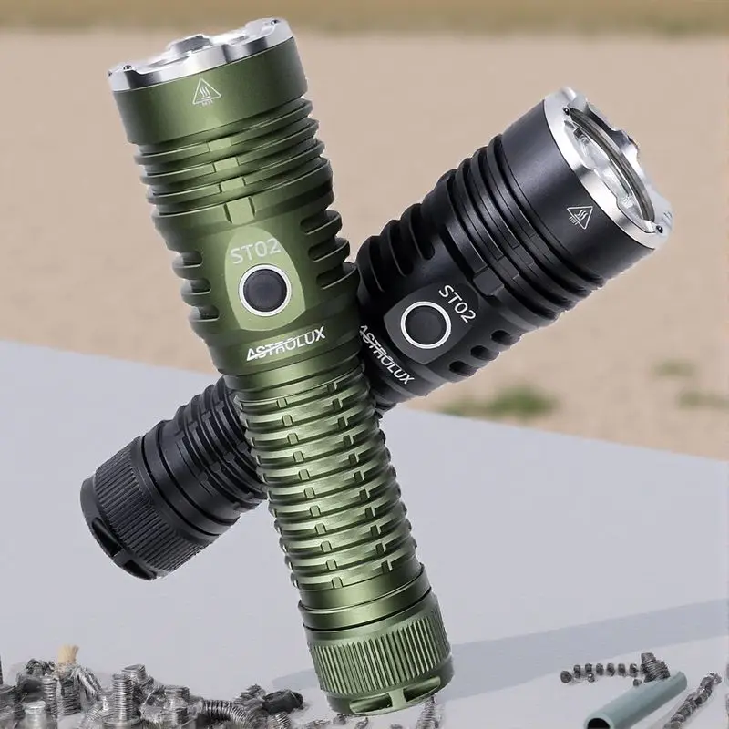 

ST02 2000LM Bright EDC Flashlight with Waterproof Design for Searchlight Use