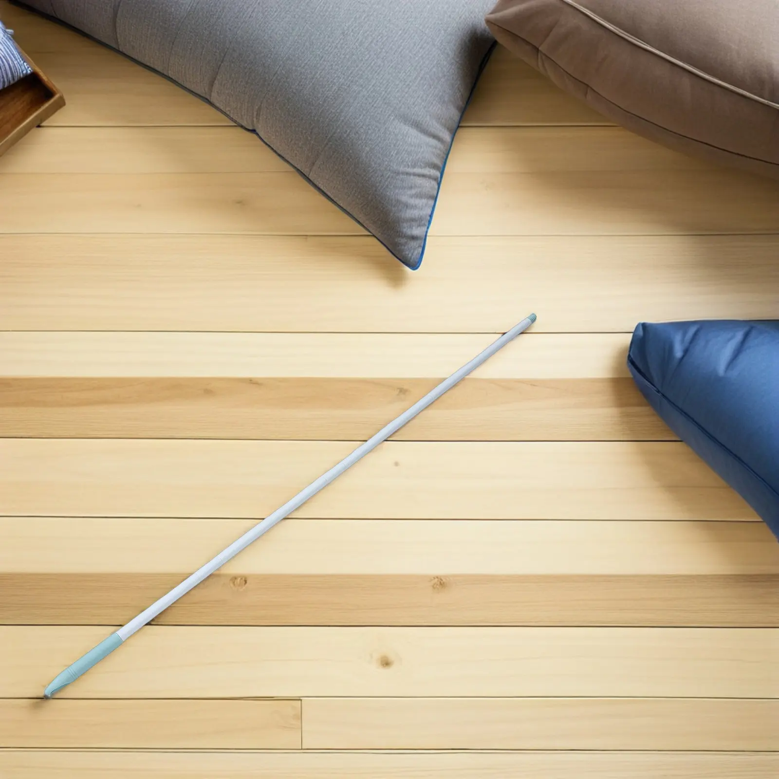 4-Section Adjustable Mop Handle Replacement Iron Rod with American Thread for Home, Office & Kitchen Cleaning