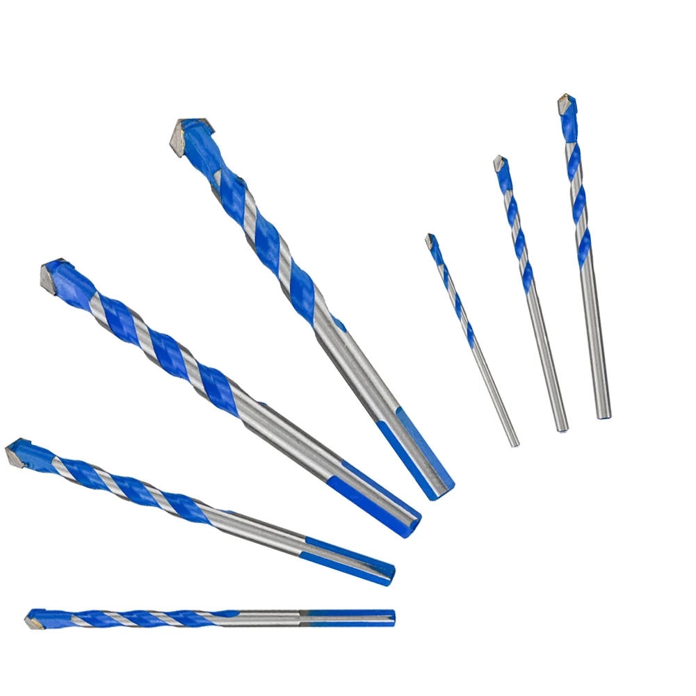 Broca de 3-12mm para azulejos, broca para hormigón, agujeros limpios y precisos, fácil de instalar, fácil de usar, evacuación rápida de virutas