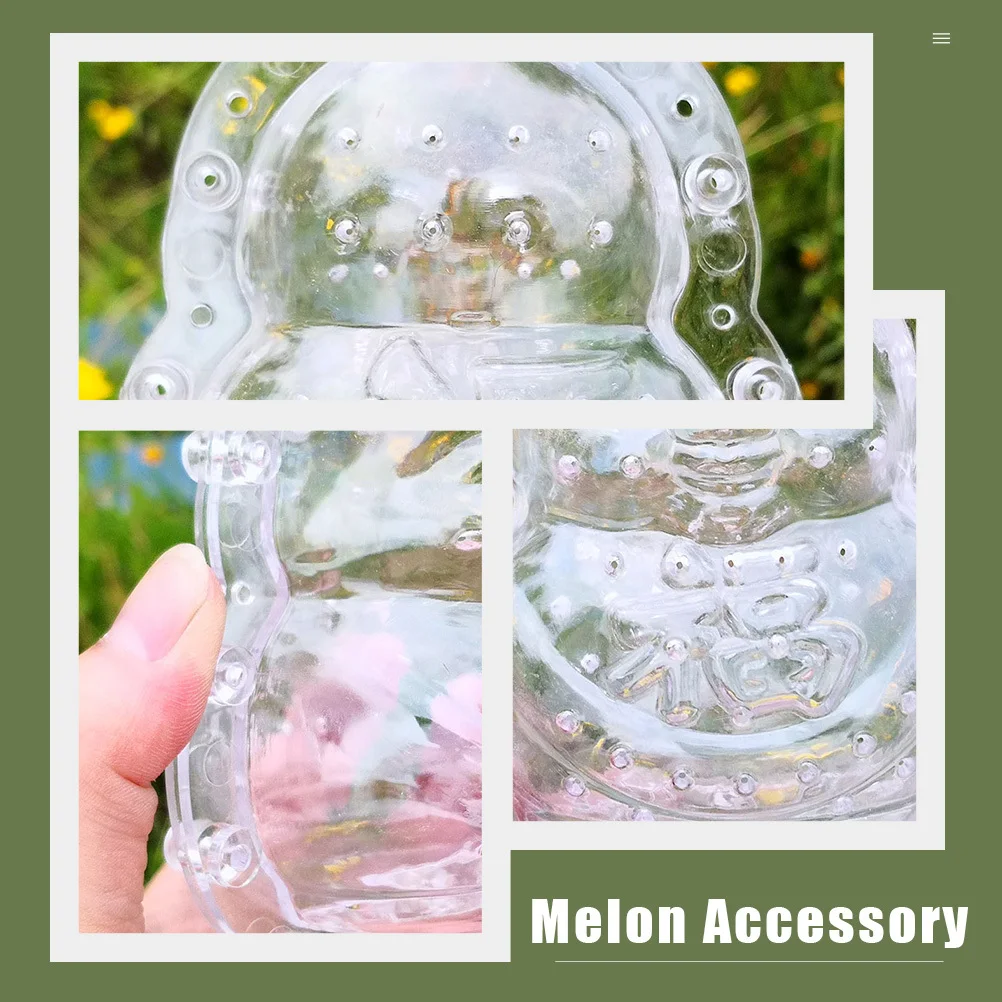 

2Pcs Fuwa Mold for Growing Melon Transparent Shaped Fruit Forming Tool Garden Accessory Multi-Function Shaping Mold