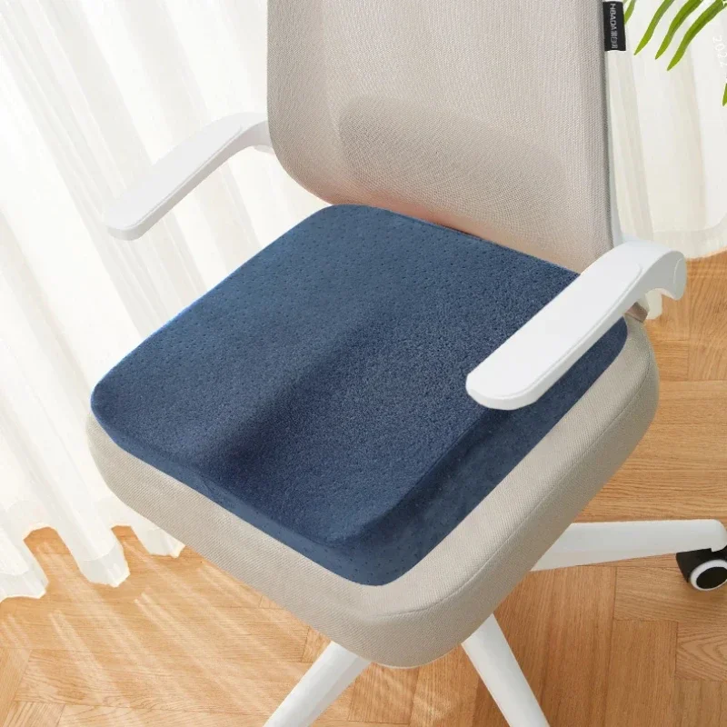 Memory Foam Office Chair Cushion Comfortable Stress Relieving Sedentary Non Tiring High Rebound Seat Cushion Super Soft Cushion