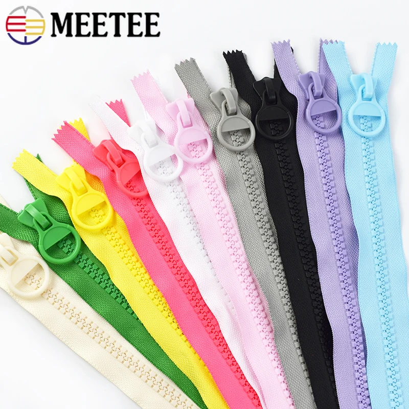 

5/10Pcs 10# Colorful Resin Zipper 20/25/30cm No Endless Lock Zip Bag Garment Pencil Case Decor Zippers DIY Sewing Accessories