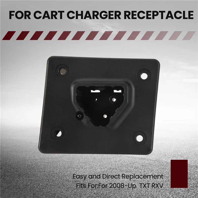 

A03E-For EZGO TXT / RXV Charger Receptacle 48V Golf Cart With Delta-Q Charger 602529