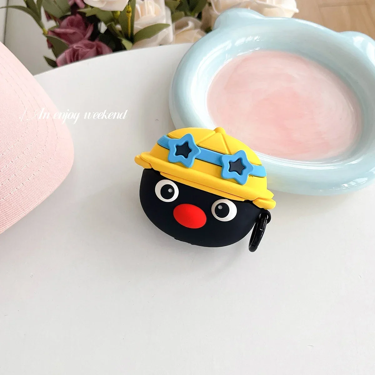 Cartoon cute  penguin  Earphone Case For Airpods4 3 2 1 Pro Silicone TPU protective Headphones anti-fall Soft Cover Accessories