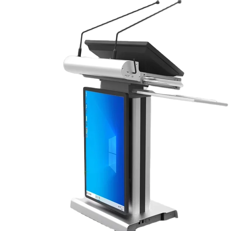 Educational Floor Standing Smart Digital Podium 23.8