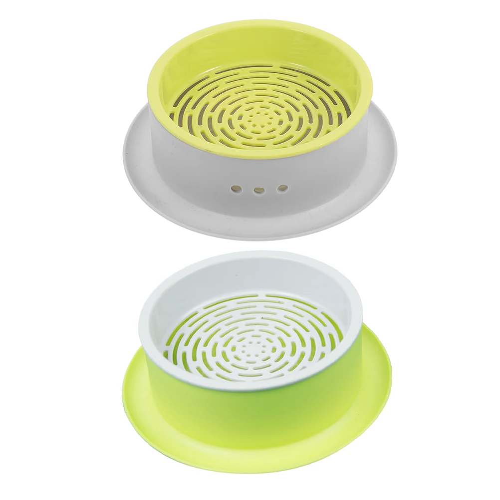 

2 pcs Cat Grass Hydroponic Planter Growing Pot Catnip Germination Trays Indoor Nursery Durable Compact Easy Use