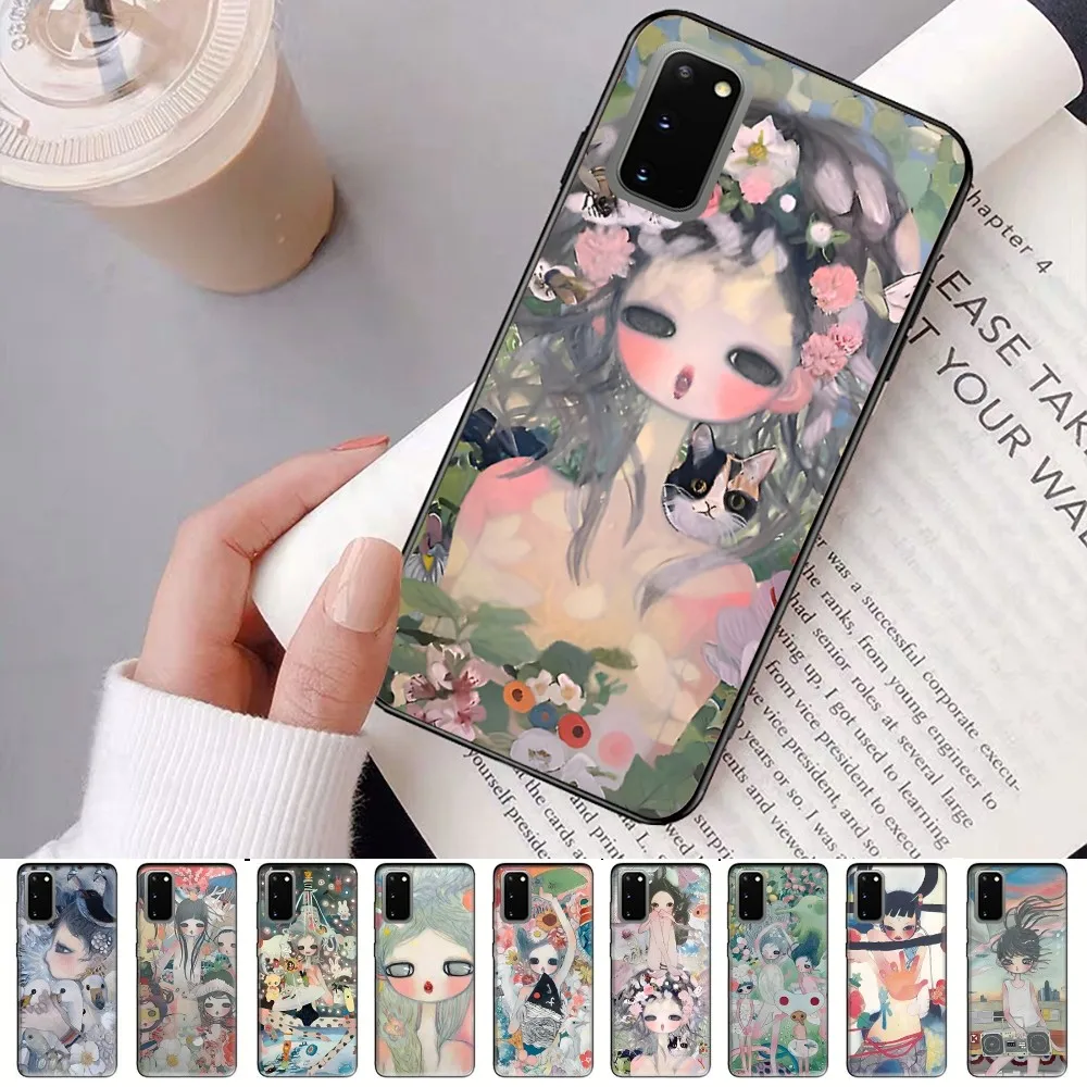 

Amine Aya Takano Phone Case For Samsung S 9 10 20 21 22 23 30 23 24 plus lite Ultra FE S10lite Fundas