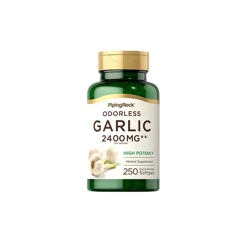 

1 bottle of garlic soft capsules to enhance immunity improve brain memory antibacterial health food