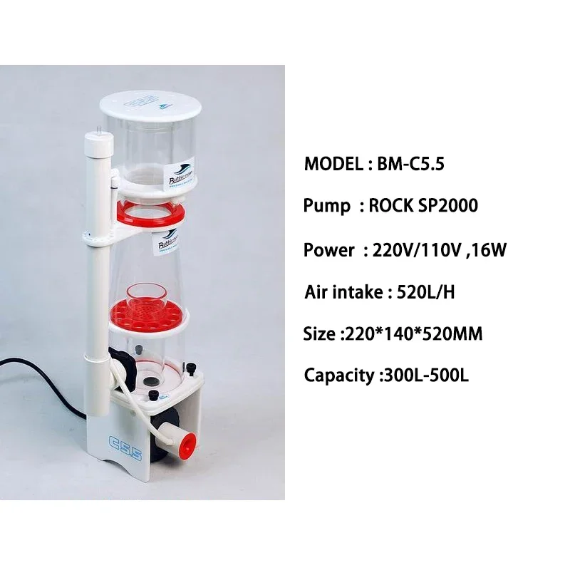 Imagem -04 - Bubble-skimmer da Proteína do Magus para o Tanque de Peixes da Água do Mar Aquário Coral bm c3 c3 C3.5 c5 C5a C5.5 c6 C66 c7 c9 C99