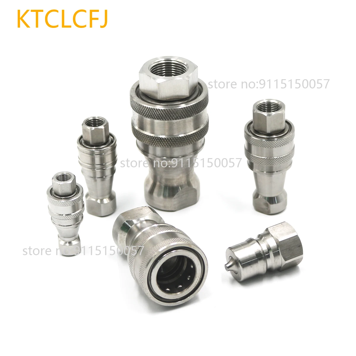 Pneumatic hydraulic 1/8 1/4 3/8 1/2 3/4 1 BSP male and female enclosed hydraulic quick joint connector