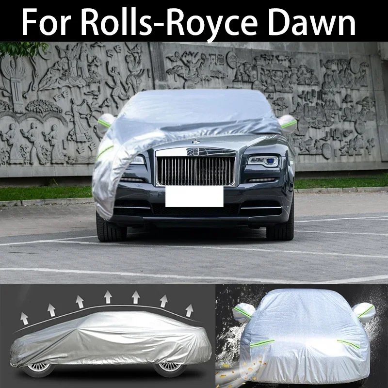 

For Rolls-Royce Dawn car Cover Dustproof Outdoor Indoor UV Snow Resistant Sun rain Protection waterproof hail cover for car