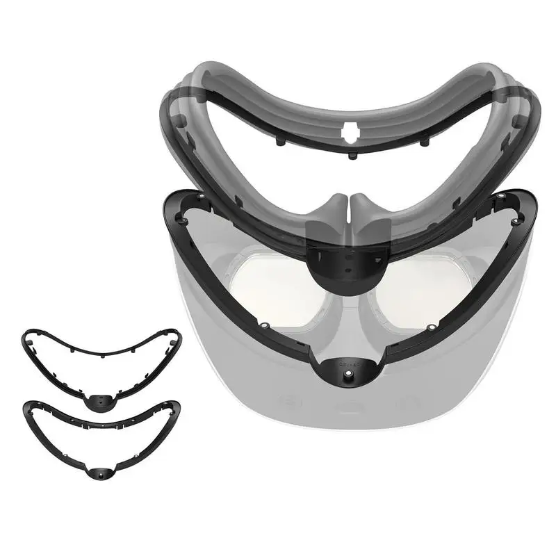 Ochraniacz na twarz dla Ps Vr2 osłona obiektywu osłona anty-przeciw zarysowaniom pierścień Psvr2 akcesoria magnetyczne ochraniacz na okulary czarny