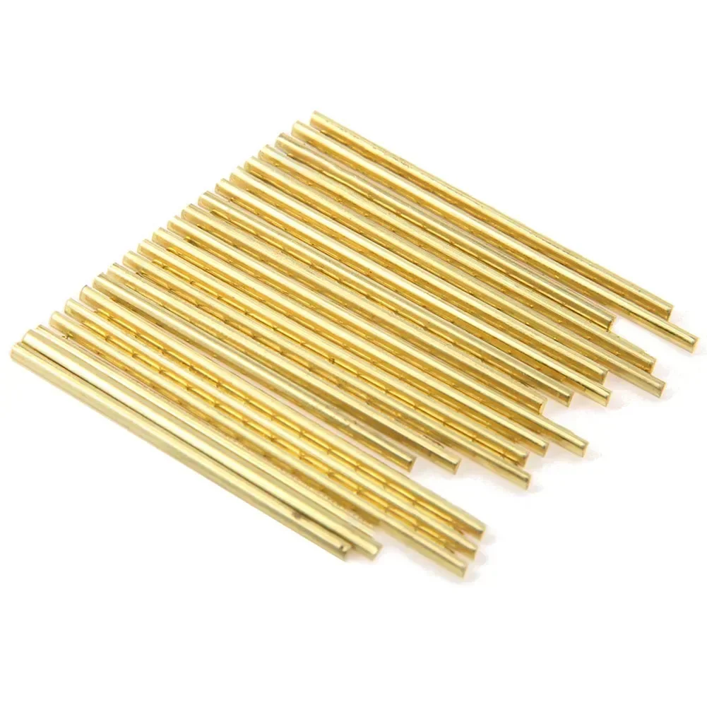 19 20pcs 2.0mm2.2mm Brass Guitar Fret Wire Fretwires For Classic Acoustic Guitar Gold Classical Guitrra Luthier Accessories