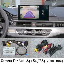 For Audi A4 S4 RS4 B9 8W 2020 2021 2022 2023 Original 10.1 inch Screen No Coding HD Rear View Backup Reverse Parking Camera