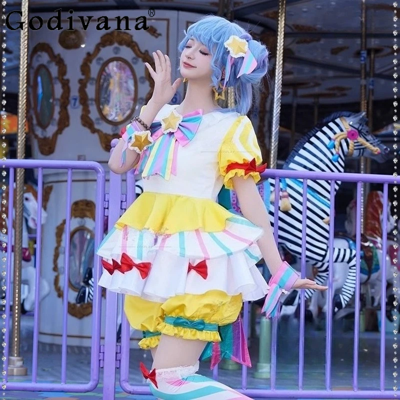 المرأة الجديدة تأثيري مجموعة هالوين كرنفال الحلو لوليتا تنورة الدعاوى الإناث الدعائم القوس أغطية الرأس اكسسوارات ازياء موحدة