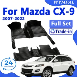 Car Floor Mats For Mazda CX-9 TC CX9 CX 9 2007 2008 2009 2010 2011 2012 2013 2014 2015 2016 2017 2018 2019-2022 Car Accessories