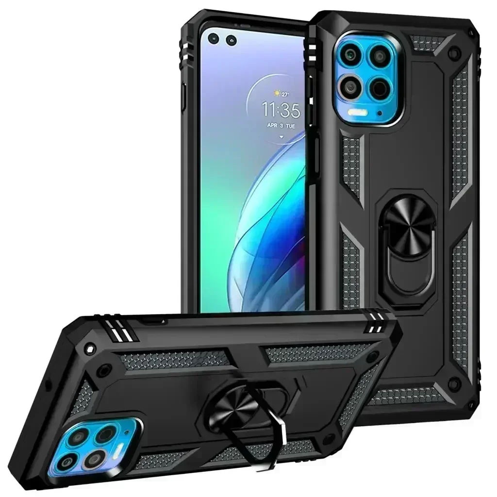 Cover Case for MOTO G100 Armor Rugged Military Shock Proof Car Holder Magnet Case for Motorola Moto G100 G 100