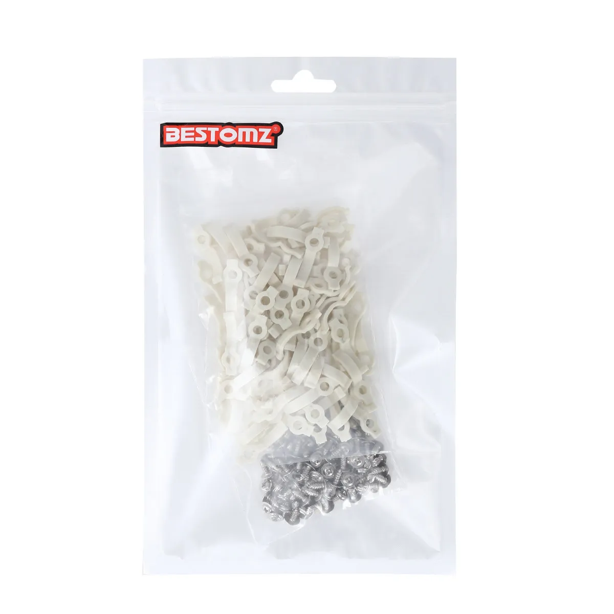 

100 шт. ультратонких крепежных клипс для светодиодных лент шириной 10 мм (SMD3528, 3014, 5050, 5630) с односторонним креплением