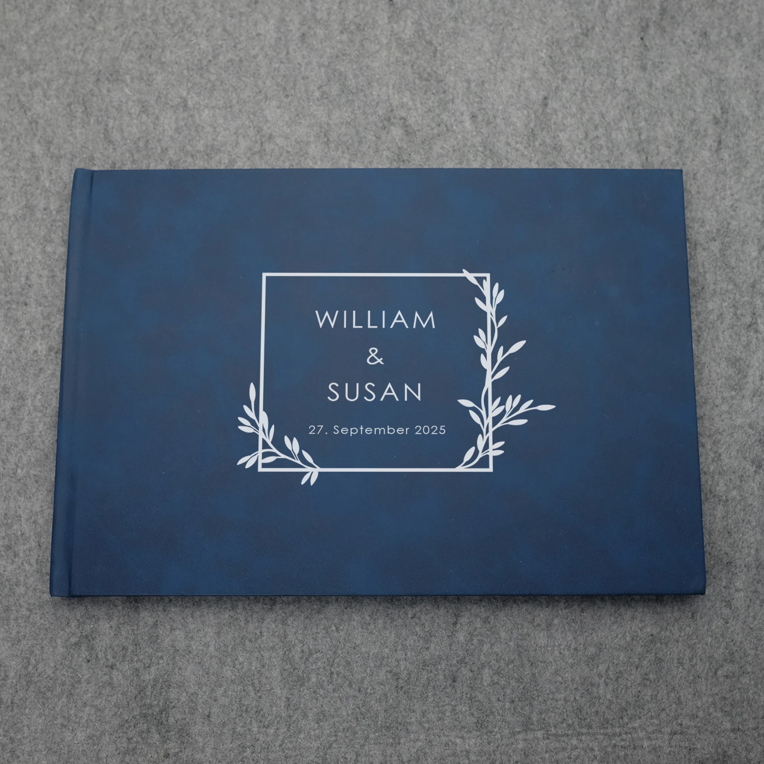 

Personalized Wedding Guest Book Anniversary Birthday Baptism Decor Message Book Couples Keepsake Book Signing Book