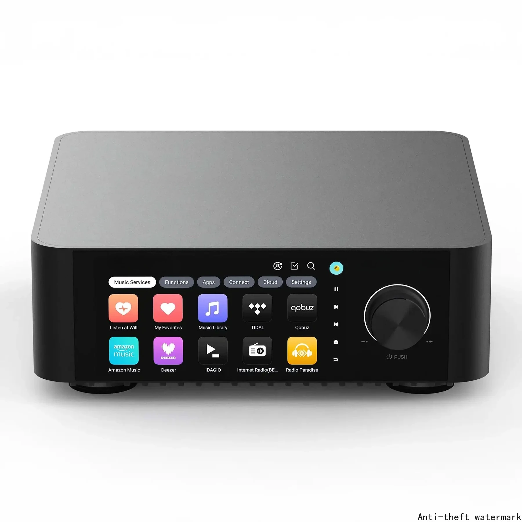 2026 Eversolo Play/CD Edition Music Streamer with Amplifier & DAC | 5.5