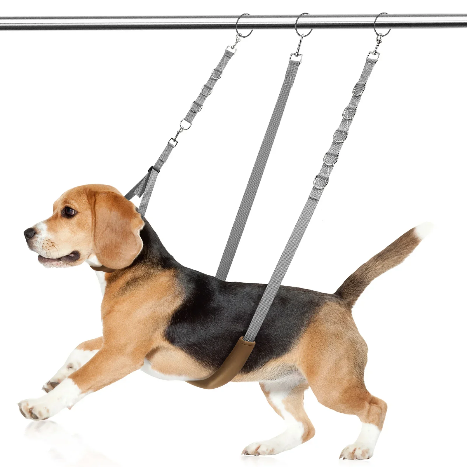 

Pet Grooming Kit Dog Supply Belly Band Comb Extender Strap Nylon Leash Adjustable Length 360 Degree Swivel Clip Durable Material